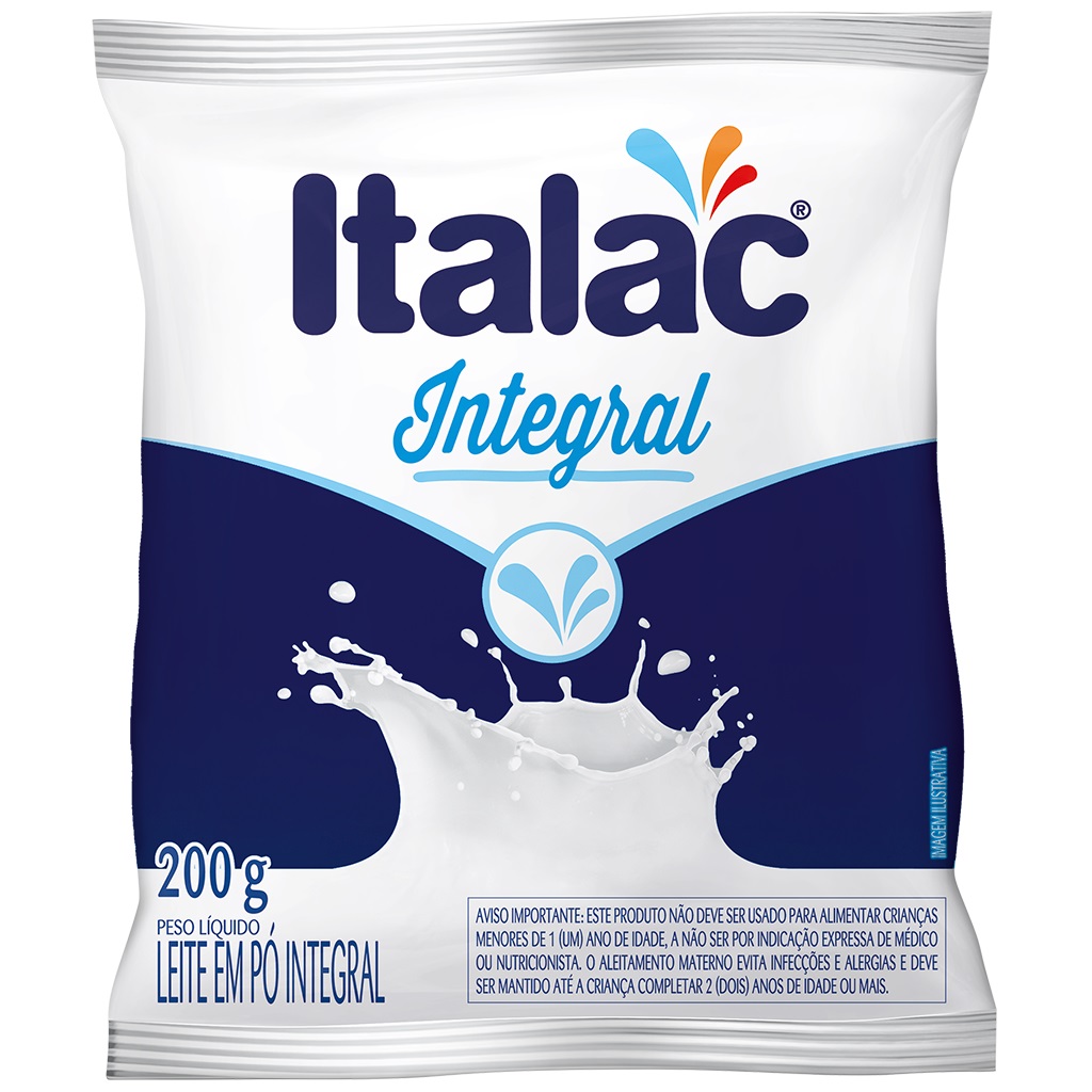 LEITE EM PÓ INTEGRAL ITALAC CAIXA 50X200G