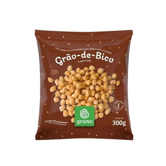 GRÃO DE BICO CONGELADO GRANO CAIXA 18X300G
