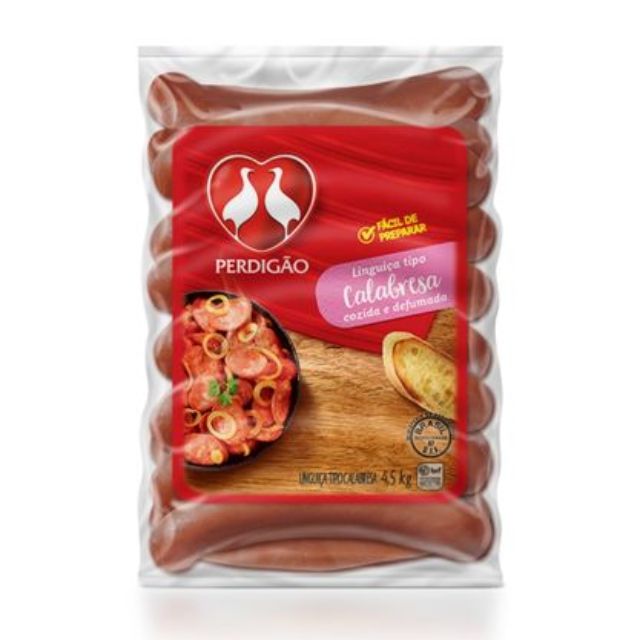 CALABRESA DEFUMADA PERDIGAO PACOTE 4,5KG