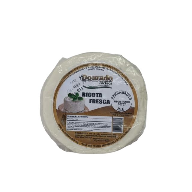 QUEIJO RICOTA DOURADO PEÇA ±450G