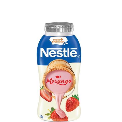 IOGURTE MORANGO MUITO MAIS CREMOSO NESTLE 170G CAIXA 24UND