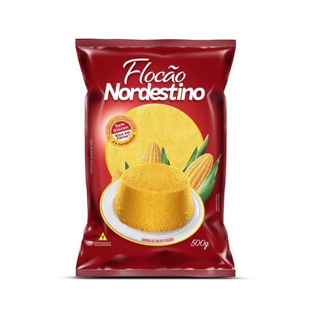 FLOCÃO DE MILHO NORDESTINO FARDO 30X500G