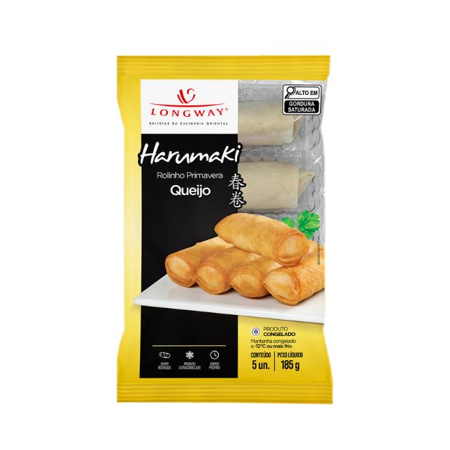 ROLINHO PRIMAVERA QUEIJO LONG WAY CAIXA 20X185G (5 UNIDADES)