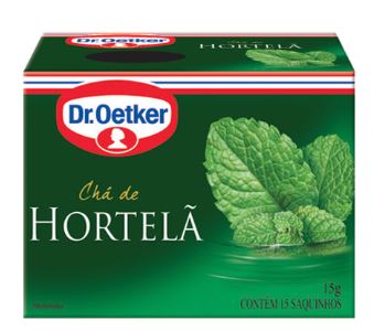 CHA DR OETKER HORTELA 15 SACHÊ 15G
