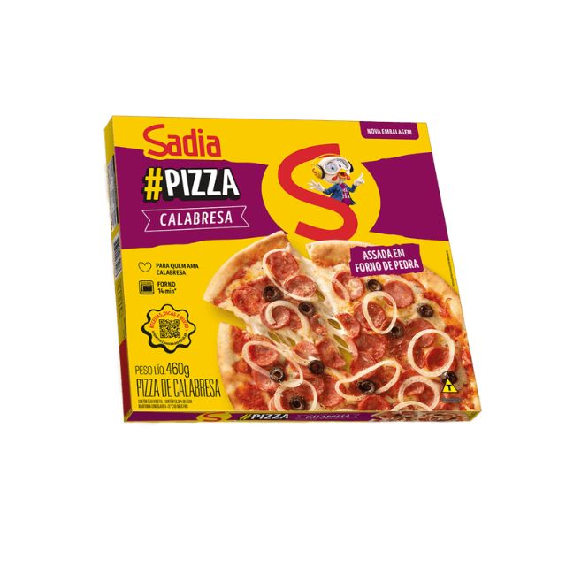 PIZZA CALABRESA SADIA CAIXA 12X460G