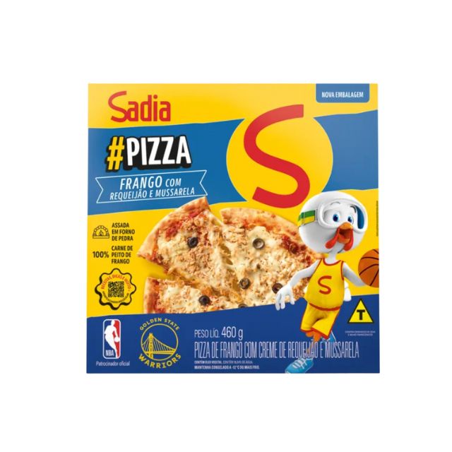 PIZZA FRANGO COM CATUPPIRY SADIA CAIXA 12X460G