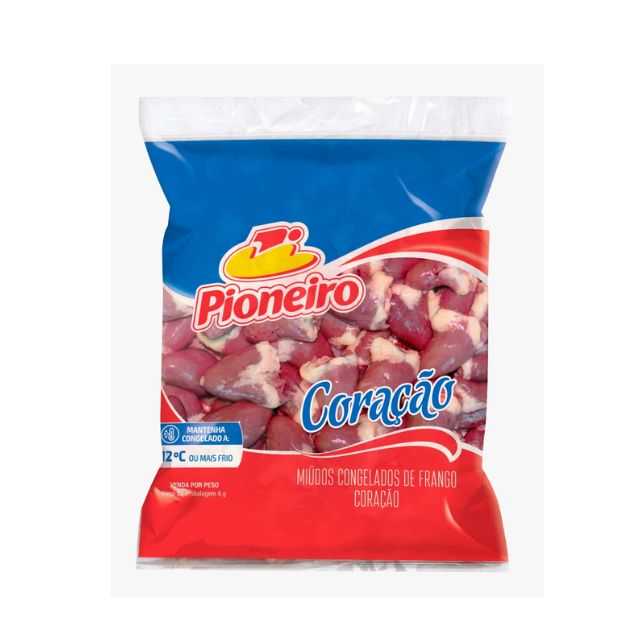 CORAÇÃO DE FRANGO PIONEIRO PACOTE CX18KG