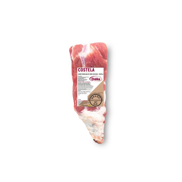 COSTELA SUÍNA CONGELADA DÁLIA CAIXA ±20KG (PEÇAS ±1,7KG)