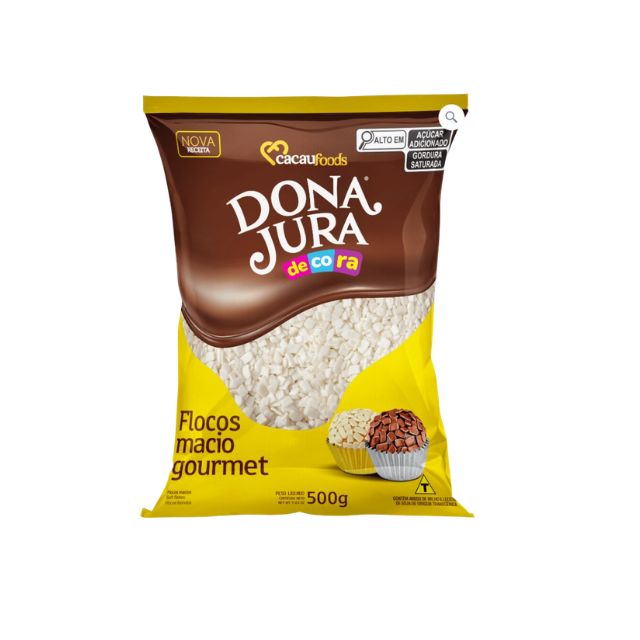 FLOCOS MACIO CHOC BRANC DONA JURA20X500G