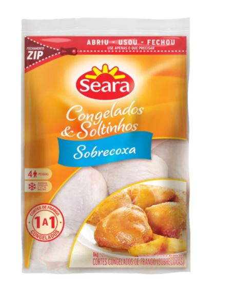 SOBRECOXA DE FRANGO ZIP IQF SEARA CAIXA 12X1KG