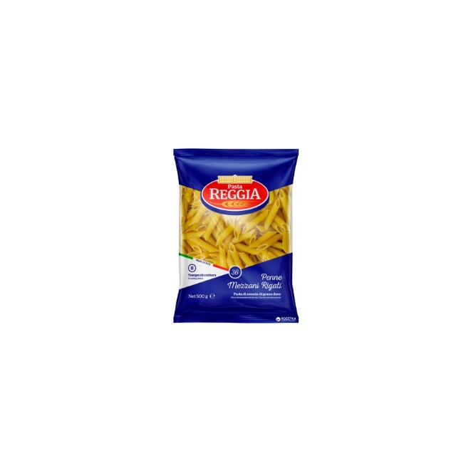 MASSA GRANO DURO PENNE RIGATE REGGIA 500G