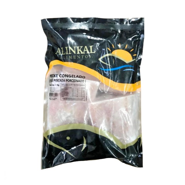 FILE DE PEIXE PESCADA AMARELA ALINKAL PACOTE 1KG CAIXA 15KG