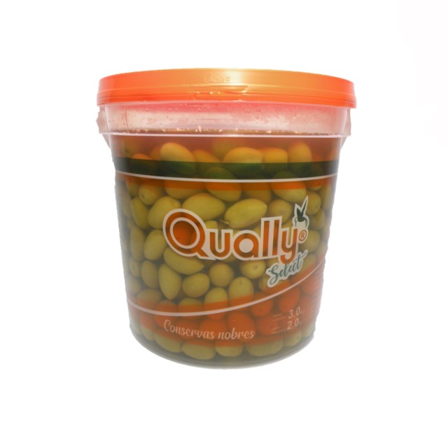 AZEITONA VERDE MEDIA QUALLY BALDE 2KG