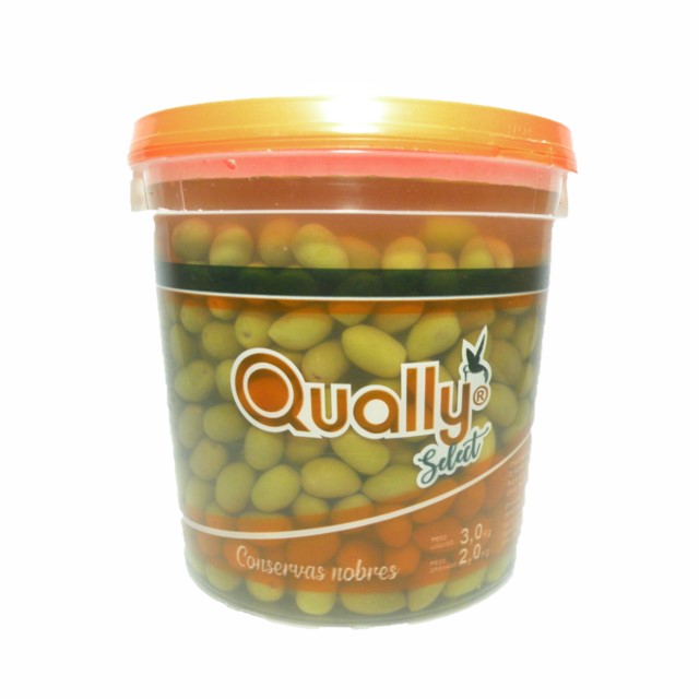 AZEITONA VERDE MIUDA QUALLY BALDE 2KG