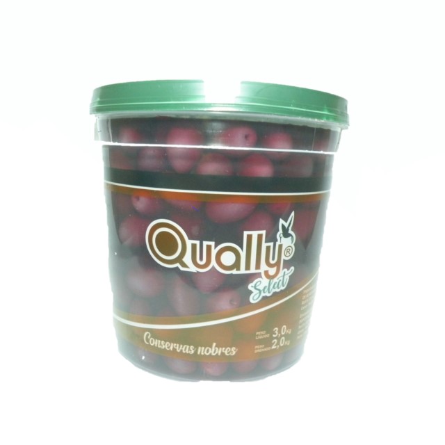 AZEITONA PRETA AZAPA 90/110 QUALLY BALDE 2KG