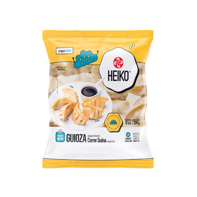 GUIOZA SUÍNA HEIKO 320G (12 UNIDADES)