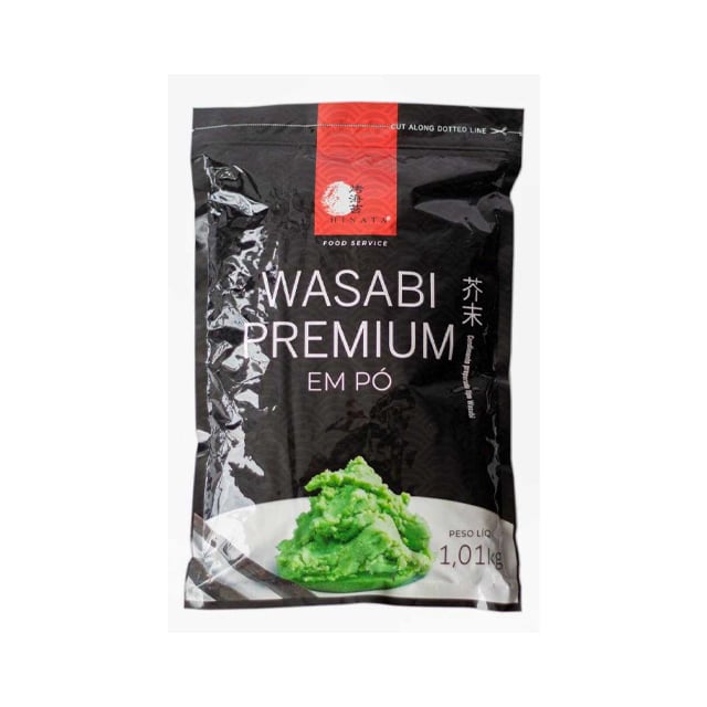 WASABI EM PO PREMIUM HINATA 1,01KG CAIXA 10UND