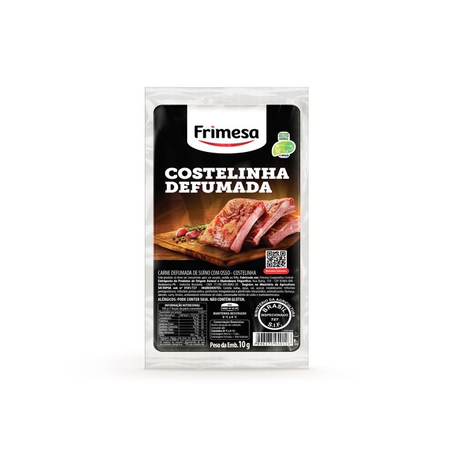 COSTELA SUÍNA DEFUMADA PORCIONADA FRIMESA PACOTE ±5,5KG