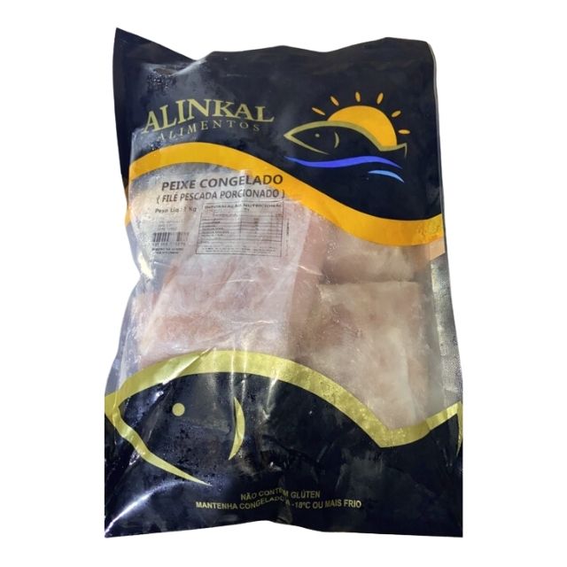 FILÉ DE PESCADA AMARELA PREMIUM ALINKAL CAIXA 15X1KG