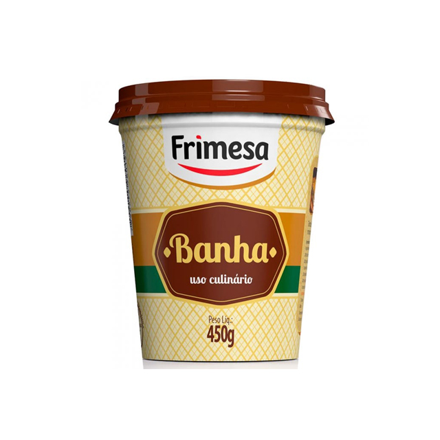 BANHA SUÍNA FRIMESA 450G CAIXA 12UND