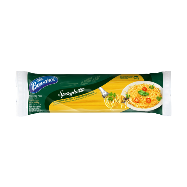 MASSA ESPAGUETE COMUM BOM SABOR FARDO 28X400G