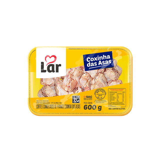 COXINHA DA ASA LAR BANDEJA CAIXA 24X600G