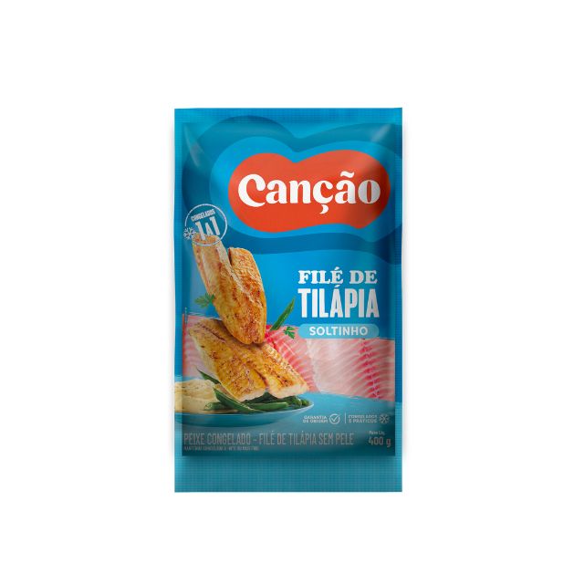 FILÉ DE TILÁPIA CANÇÃO CAIXA 26X400G CAIXA 10,4KG