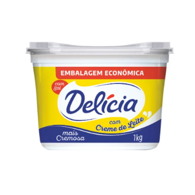 MARGARINA COM SAL DELÍCIA CREMOSA CAIXA 12X1KG