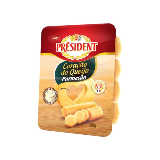 QUEIJO PARMESÃO CILINDRO PRESIDENT 180G