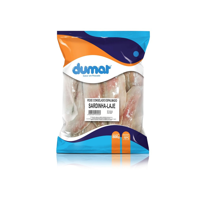 SARDINHA ESPALMADA DUMAR CAIXA 15X800G