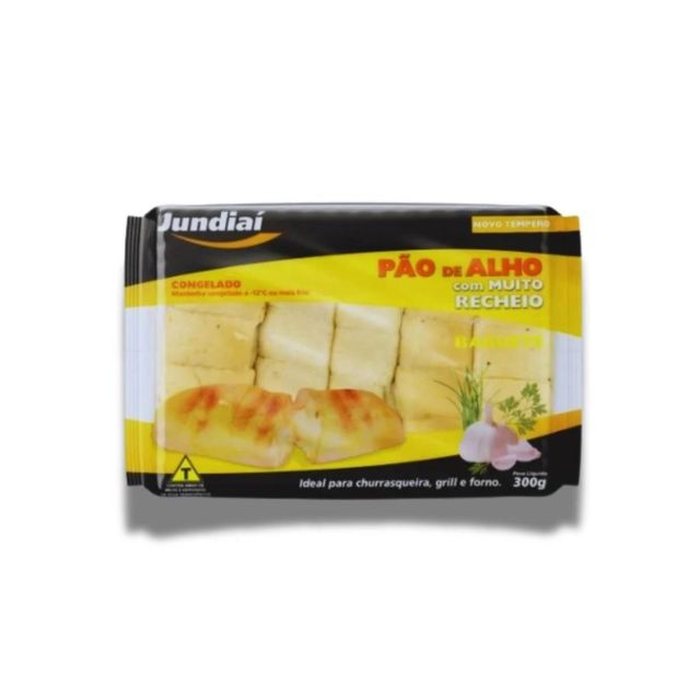 PAO DE ALHO CONGELADO JUNDIAI CAIXA 12X300G