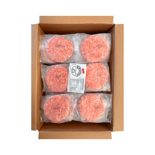 HAMBÚRGUER BOVINO DE COSTELA WESSEL CAIXA 48X120G