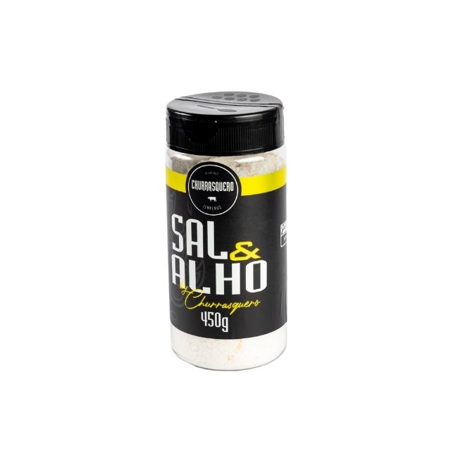 SAL DE PARILHA COM ALHO CHURRASQUERO CAIXA 6X450G