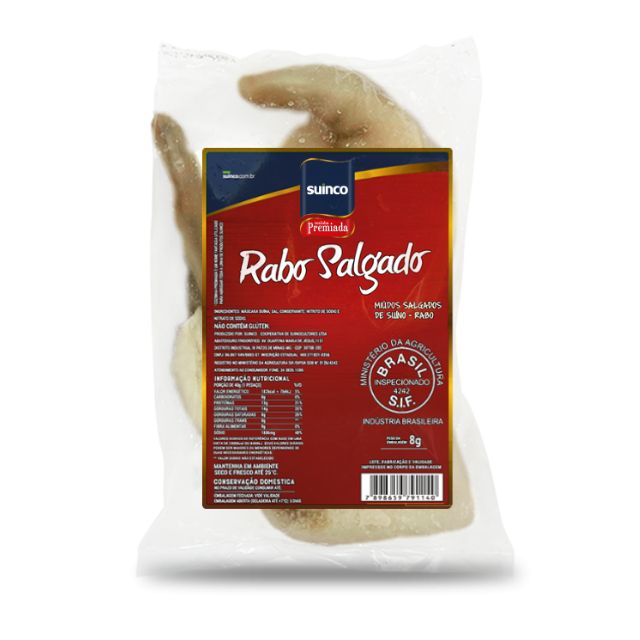 RABO SUINO SALGADO SUINCO CAIXA 12KG