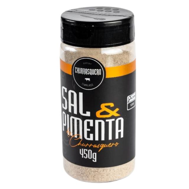 SAL DE PARRILLA COM PIMENTA CHURRASQUEROCAIXA 6X450G