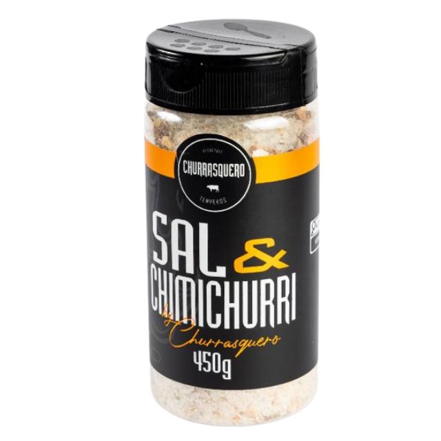 SAL DE PARRILLA COM CHIMICHURRI CHURRASQUERO CAIXA 6X450G