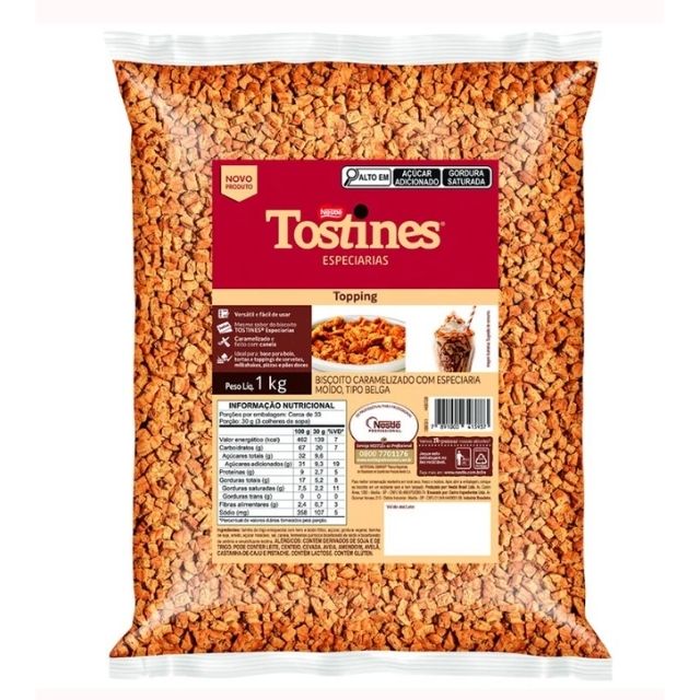 BISCOITO GRANULADO TOSTINES 6X1KG