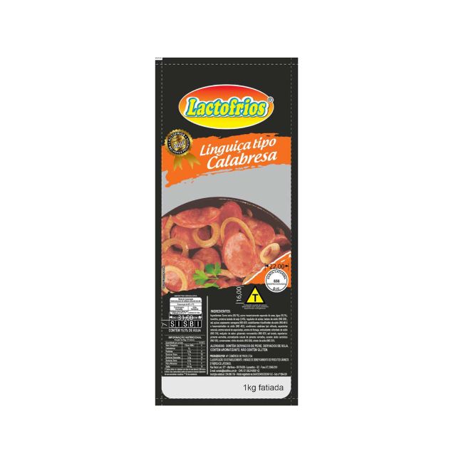 CALABRESA FATIADA LACTOFRIOS PACOTE 1KG