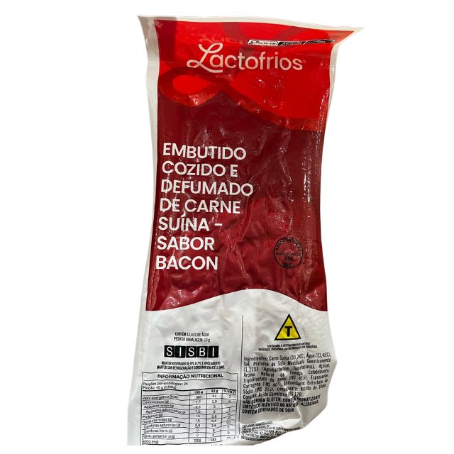 BACON EM CUBOS LACTOFRIOS PACOTE 1KG