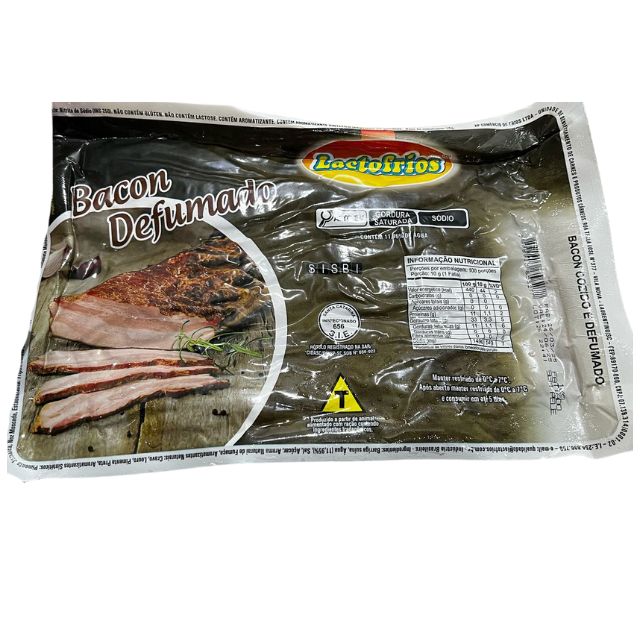 BACON FATIADO LACTOFRIOS PACOTE 1KG