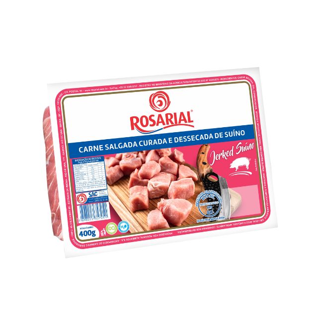 CHARQUE SUINA ROSARIAL PACOTE 400G