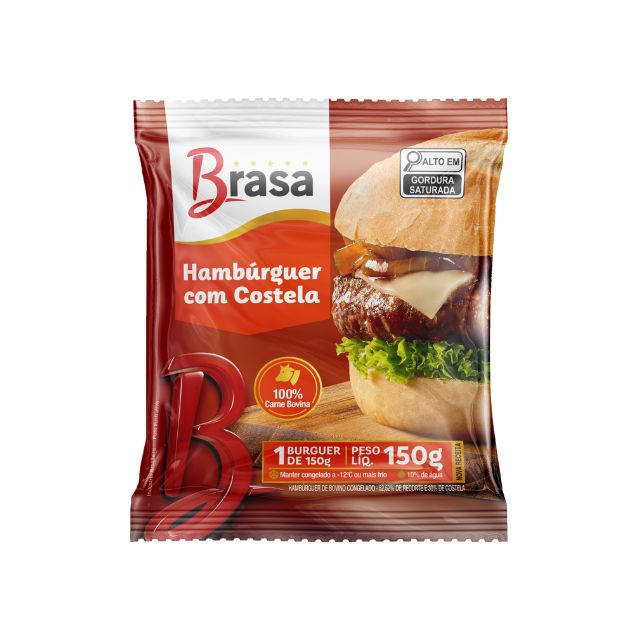 HAMBURGUER COSTELA BRASA 20X150G