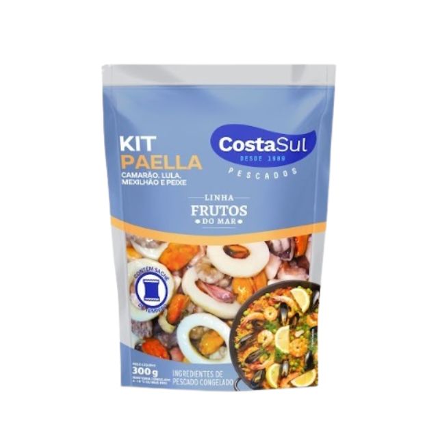 PAELLA COSTA SUL PACOTE 300G CAIXA 6KG