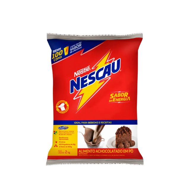 ACHOCOLATADO EM PO NESCAU 2,01KG CAIXA 4 UND