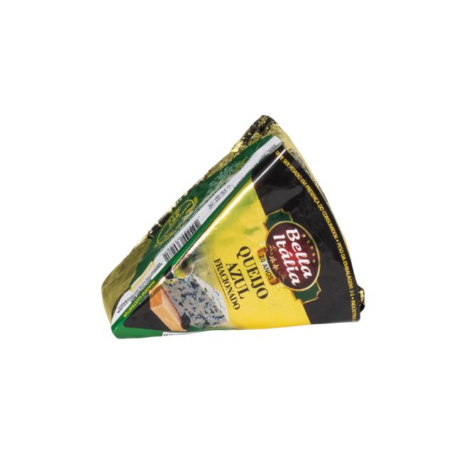 QUEIJO AZUL FRACIONADO BELLA ITALIA PEÇA±160G