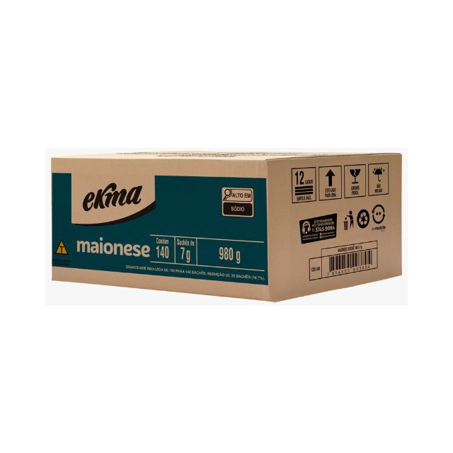 MAIONESE SACHE EKMA CAIXA 140 SACHES  7G