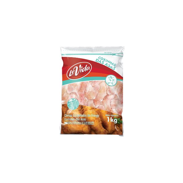 COXINHA DA ASA ZIP IQF LEVIDA 1KG CX12KG