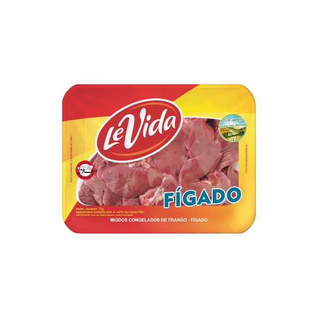 FIGADO DE FRANGO LEVIDA BJ1KG CX15KG