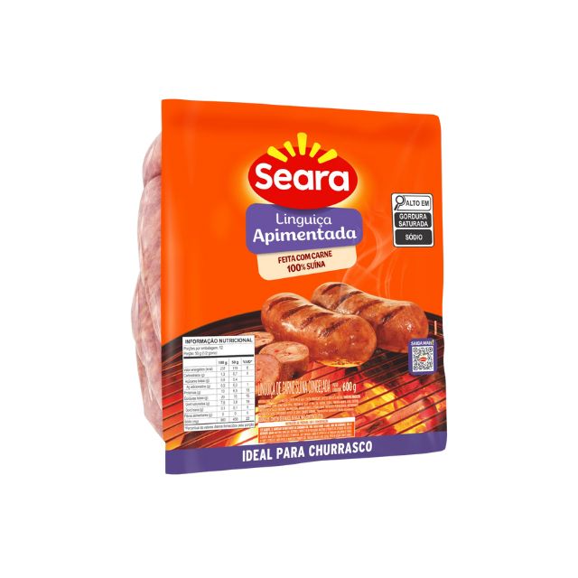 TOSCANA APIMENTADA SEARA PACOTE COM 600GCAIXA COM 30