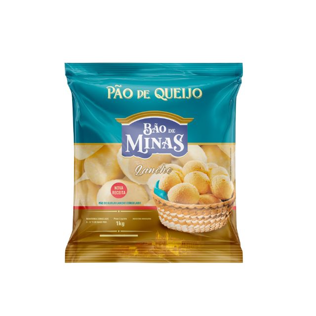 PAO DE QUEIJO LANCHE BAO MINAS CX10X1KG